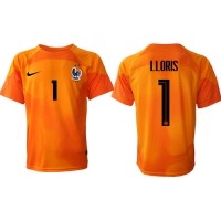 Billiga Frankrike Hugo Lloris #1 Målvakt Hemma fotbollskläder VM 2022 Kortärmad